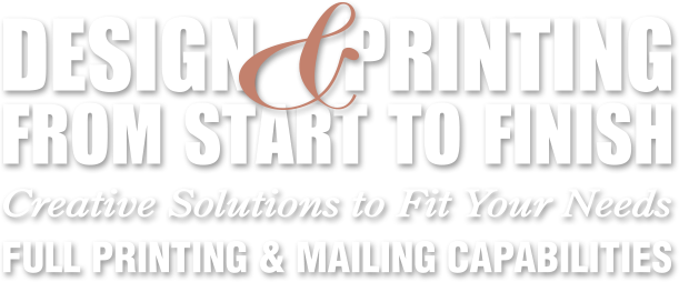 Design and Printing from Start to Finish Design and Printing from Start to Finish